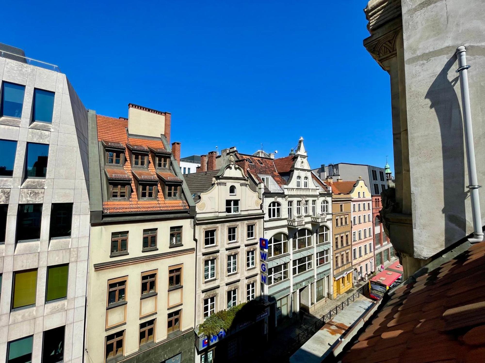 Ferienwohnung 93 M2 Rynek Kino Na Dachu Self Check-In Breslau Exterior foto